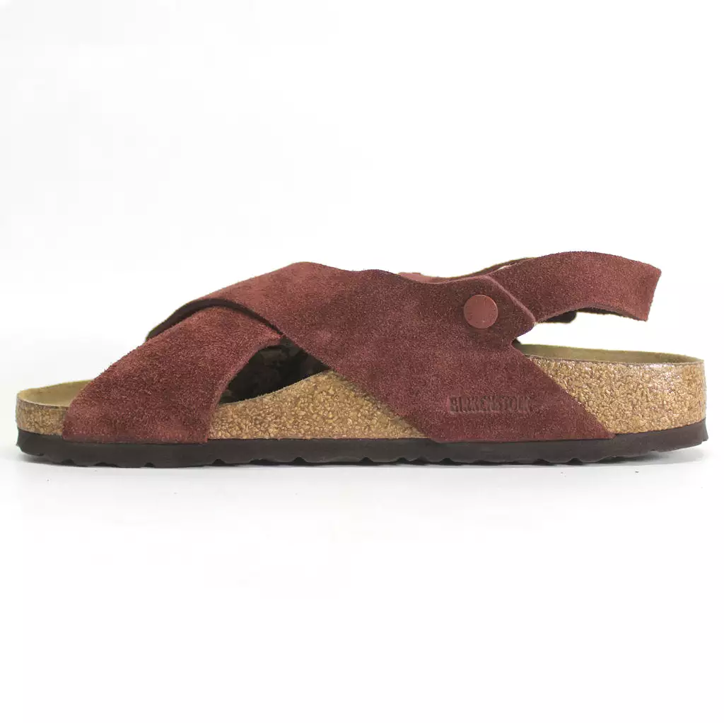 Birkenstock Tulum Soft Footbed Suede Sandals - Chocolate