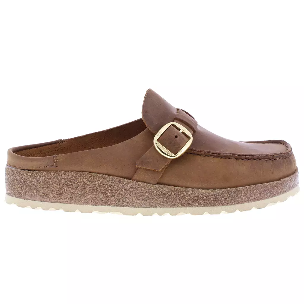 Birkenstock Unisex Buckley Slip-On Oiled Leather Sandals - Size 7