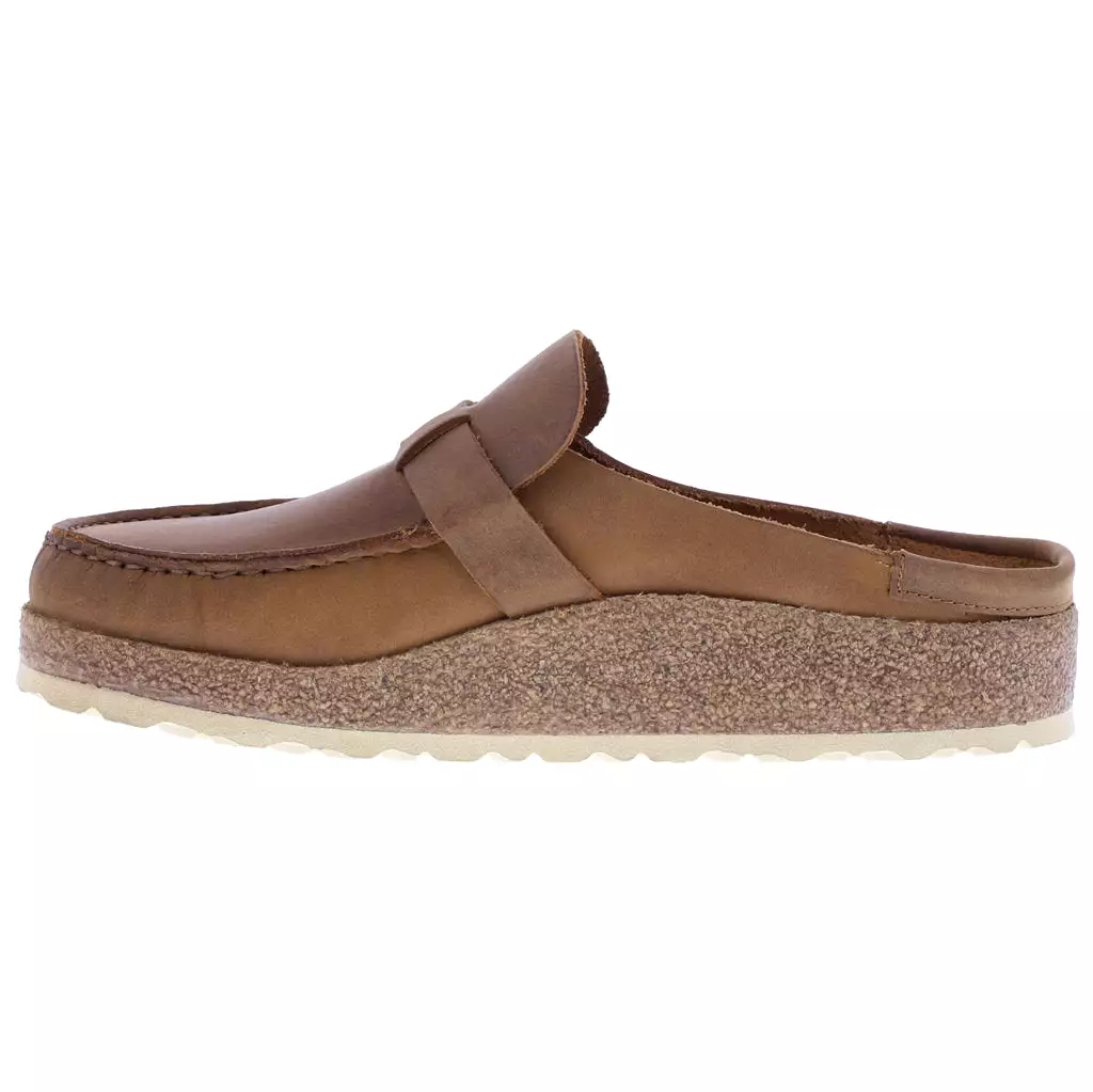 Birkenstock Unisex Buckley Slip-On Oiled Leather Sandals - Size 7