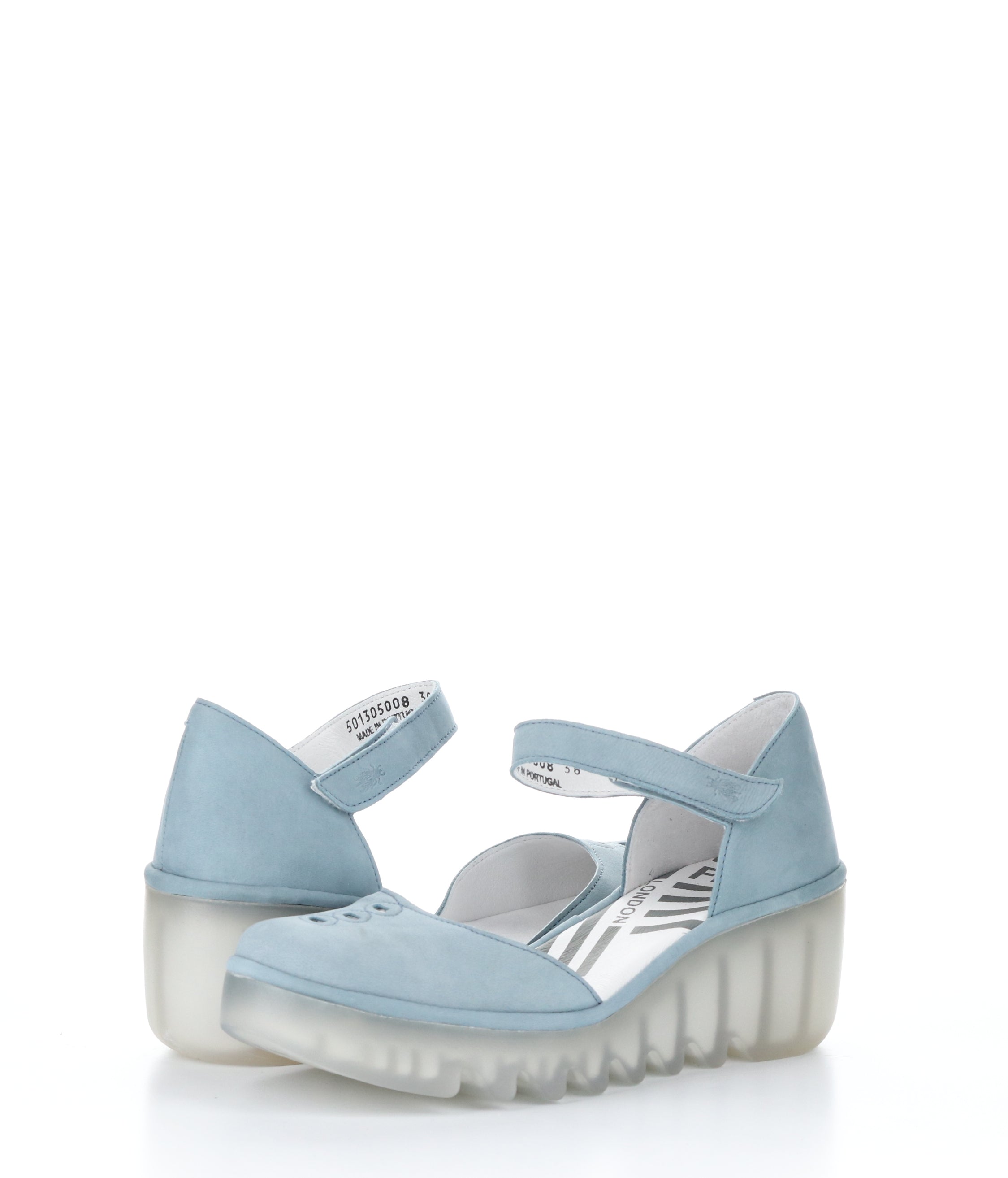 BISO305FLY Pale Blue Sandals - Ankle Strap Design