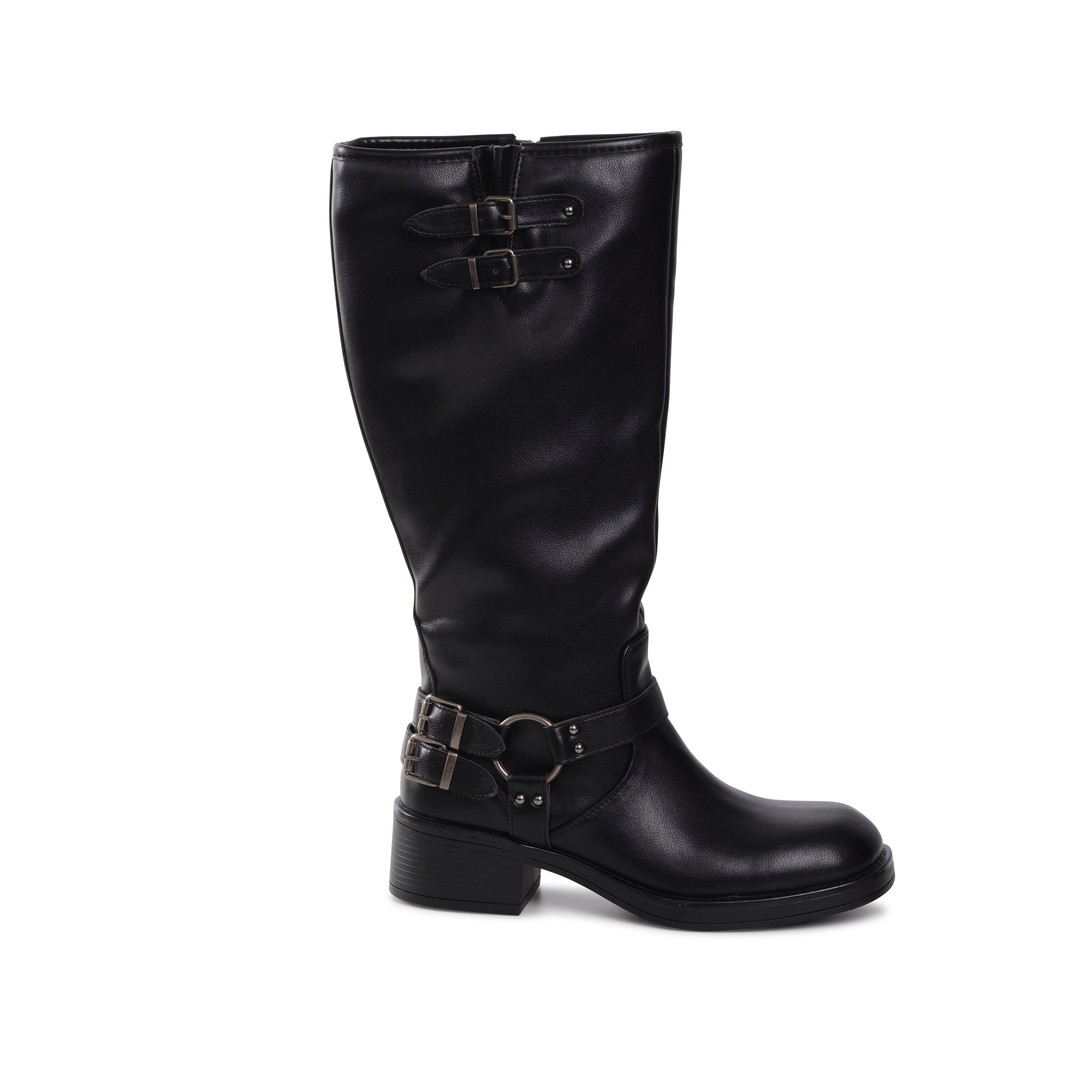 Black Astoria Biker Boot