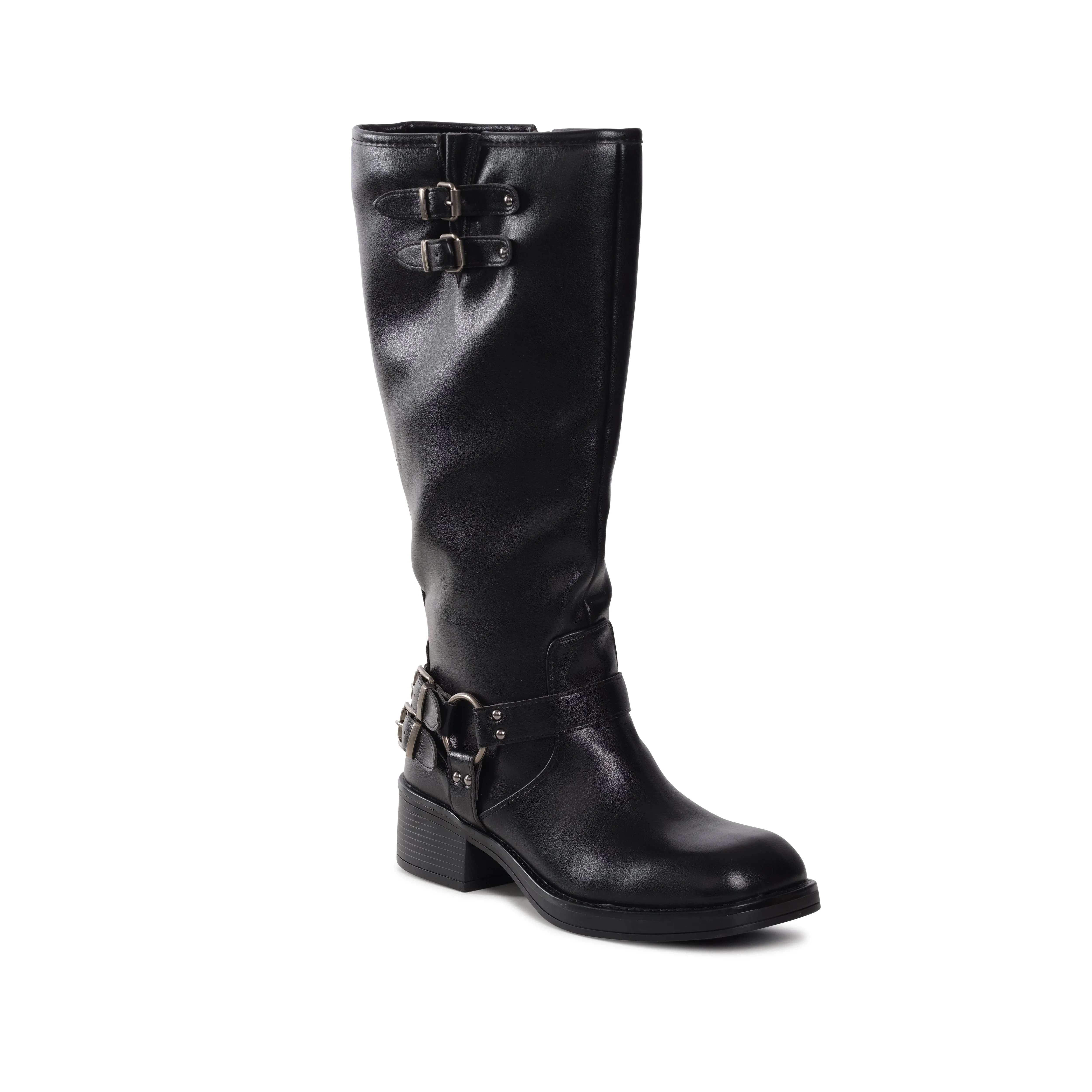 Black Astoria Biker Boot