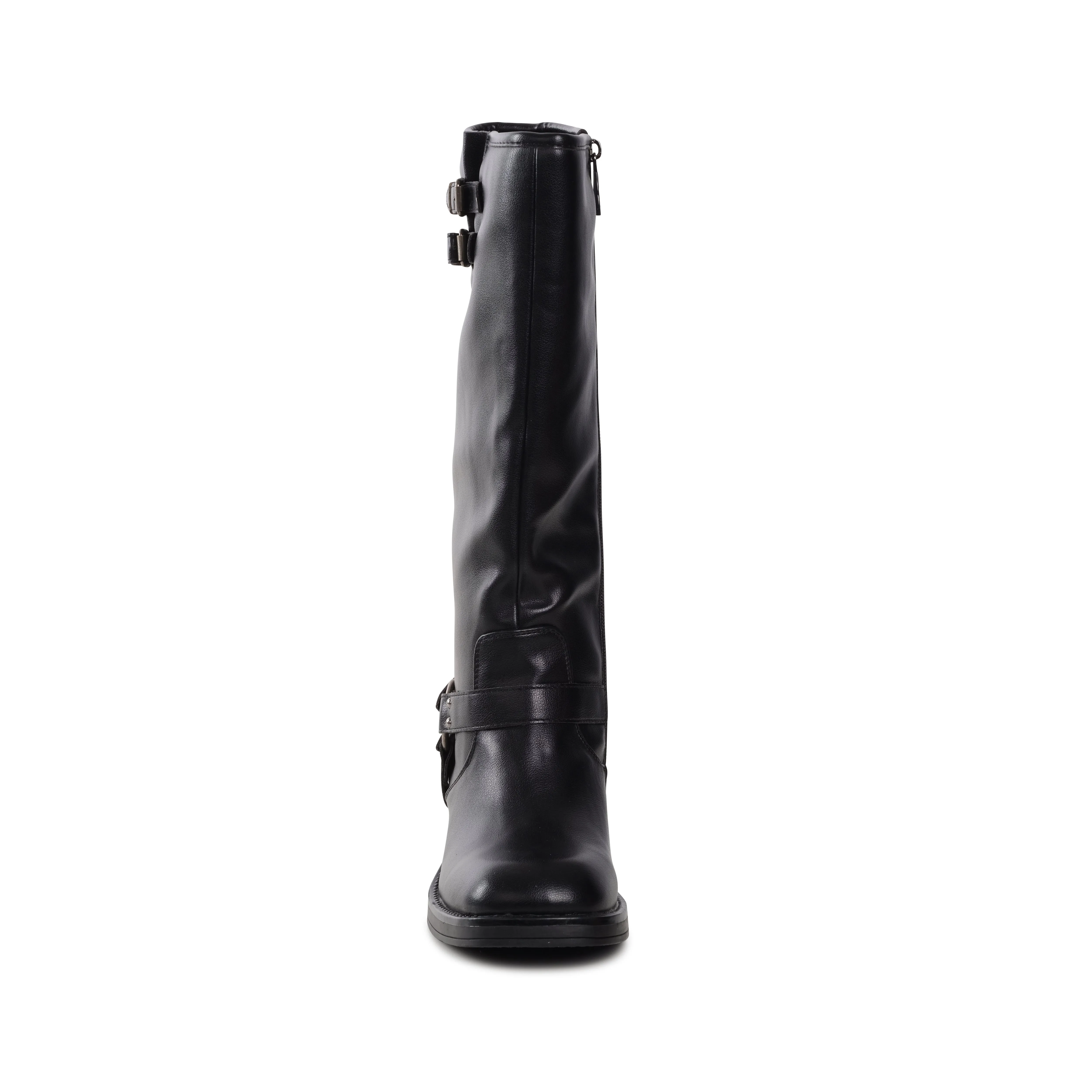 Black Astoria Biker Boot