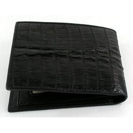 Black Crocodile Wallets