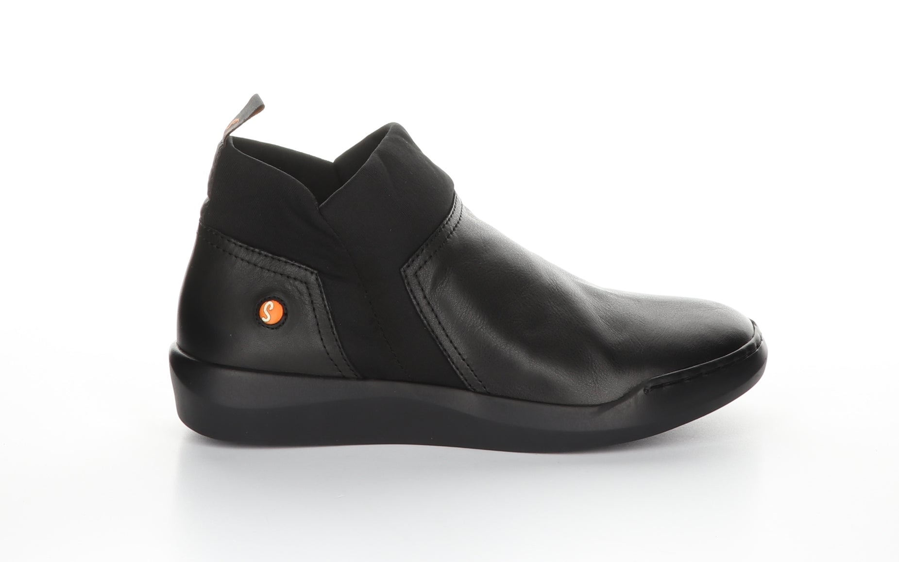 Black Elastic Ankle Boots by BELU598SOF