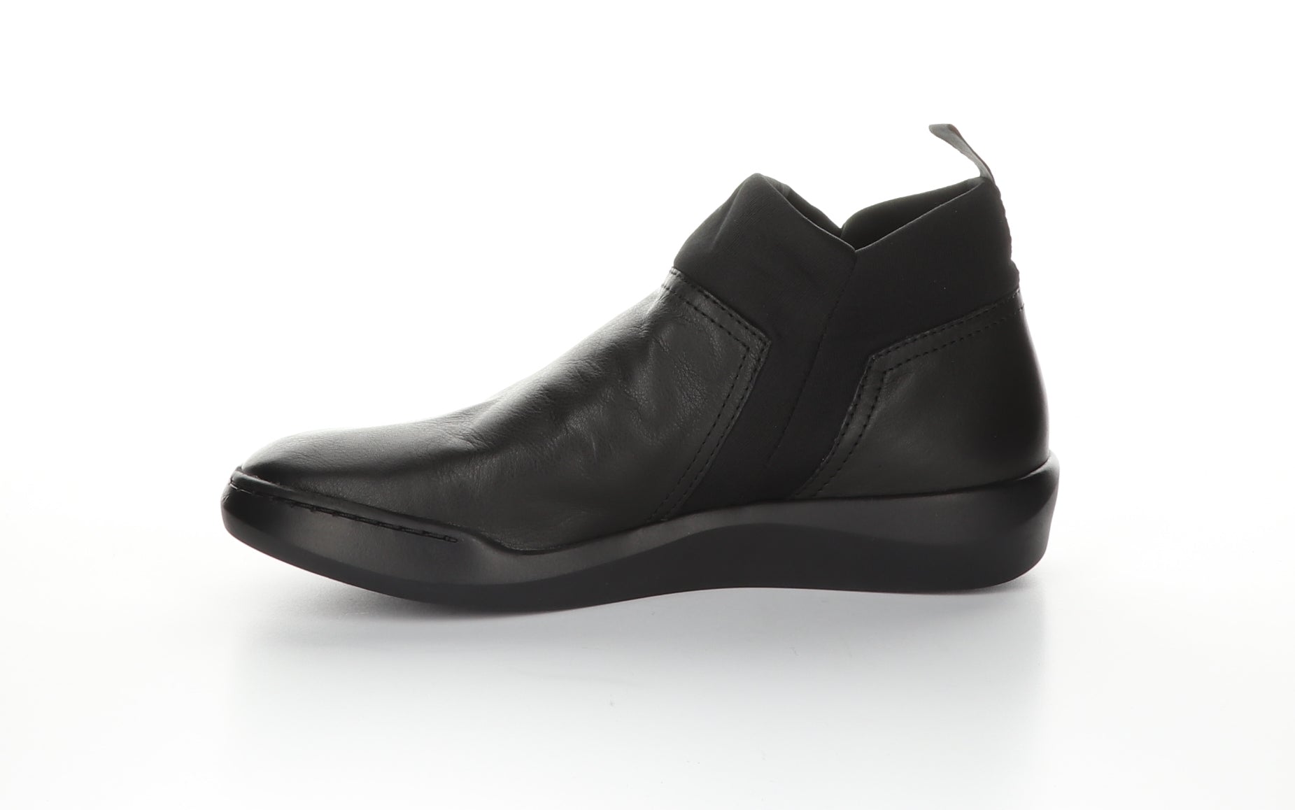 Black Elastic Ankle Boots by BELU598SOF