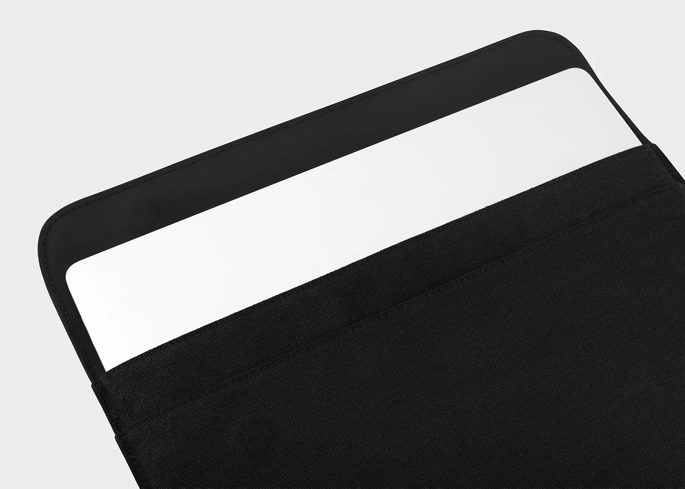 Black hemp Laptop case