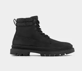 Black Office Barton Worker Boots for Men