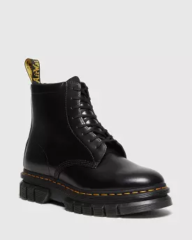 Black Polished Smooth Leather Boots by Dr. Martens - Style 27833001