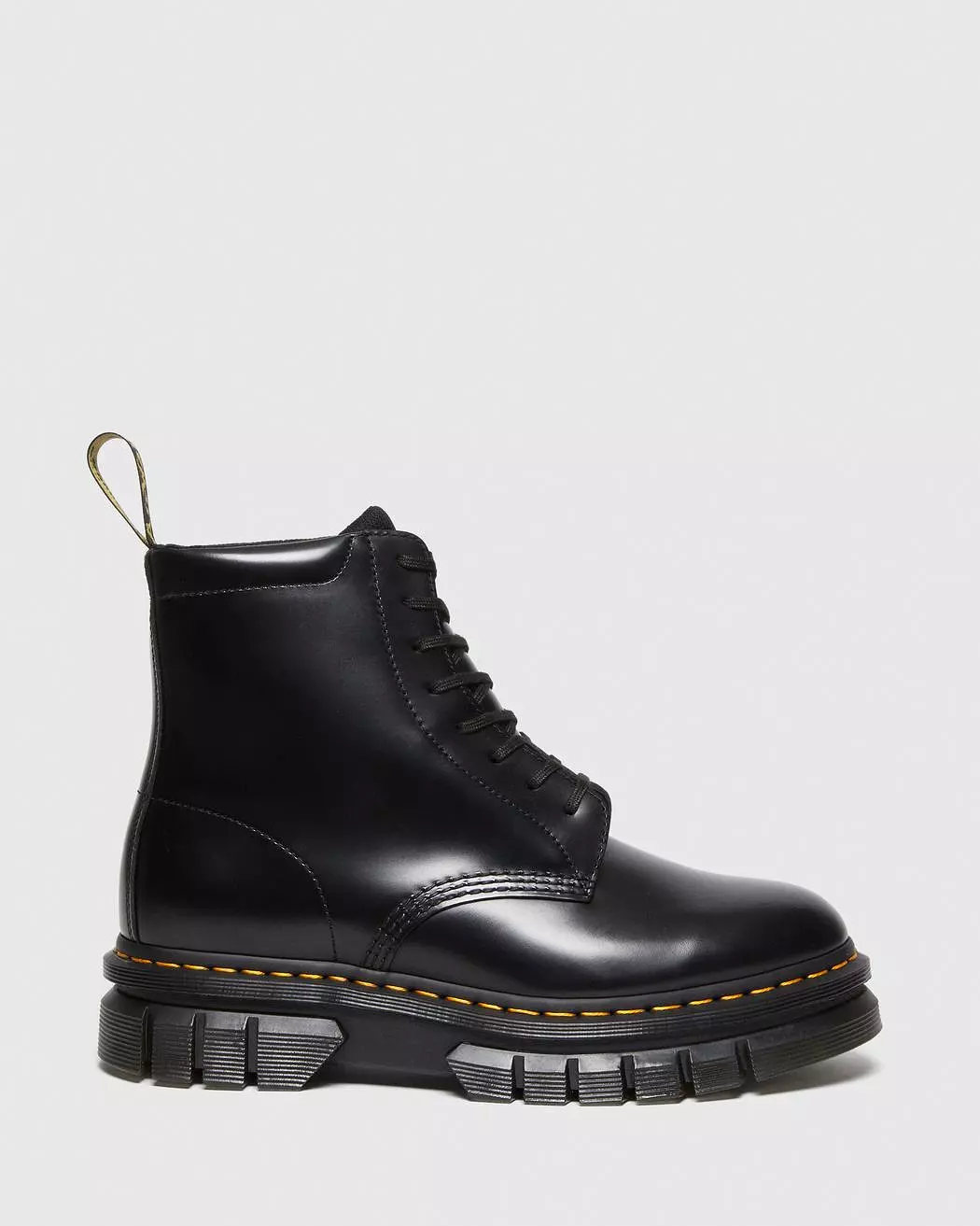 Black Polished Smooth Leather Boots by Dr. Martens - Style 27833001