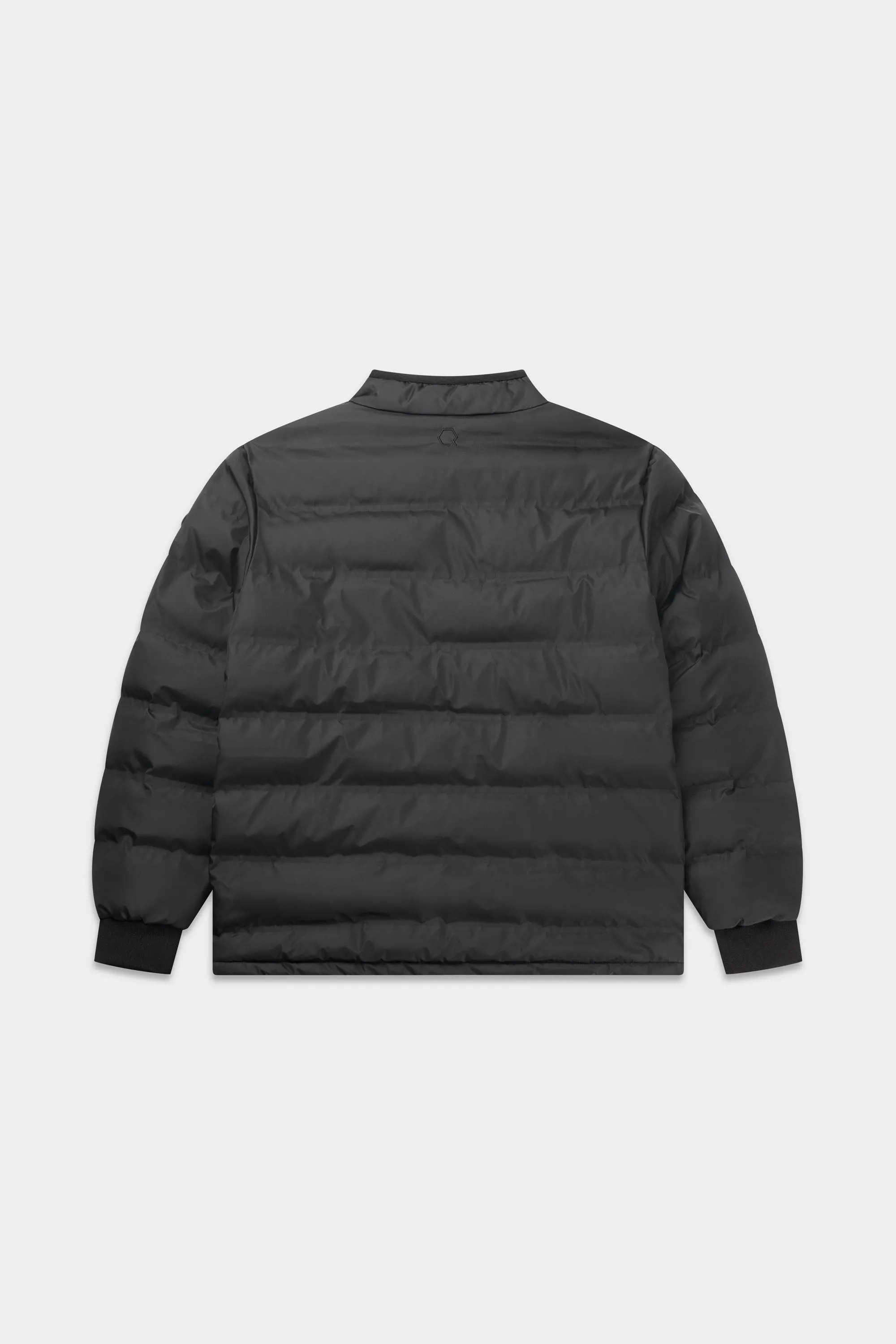 Black Q-Series Regular Fit Puffer Jacket