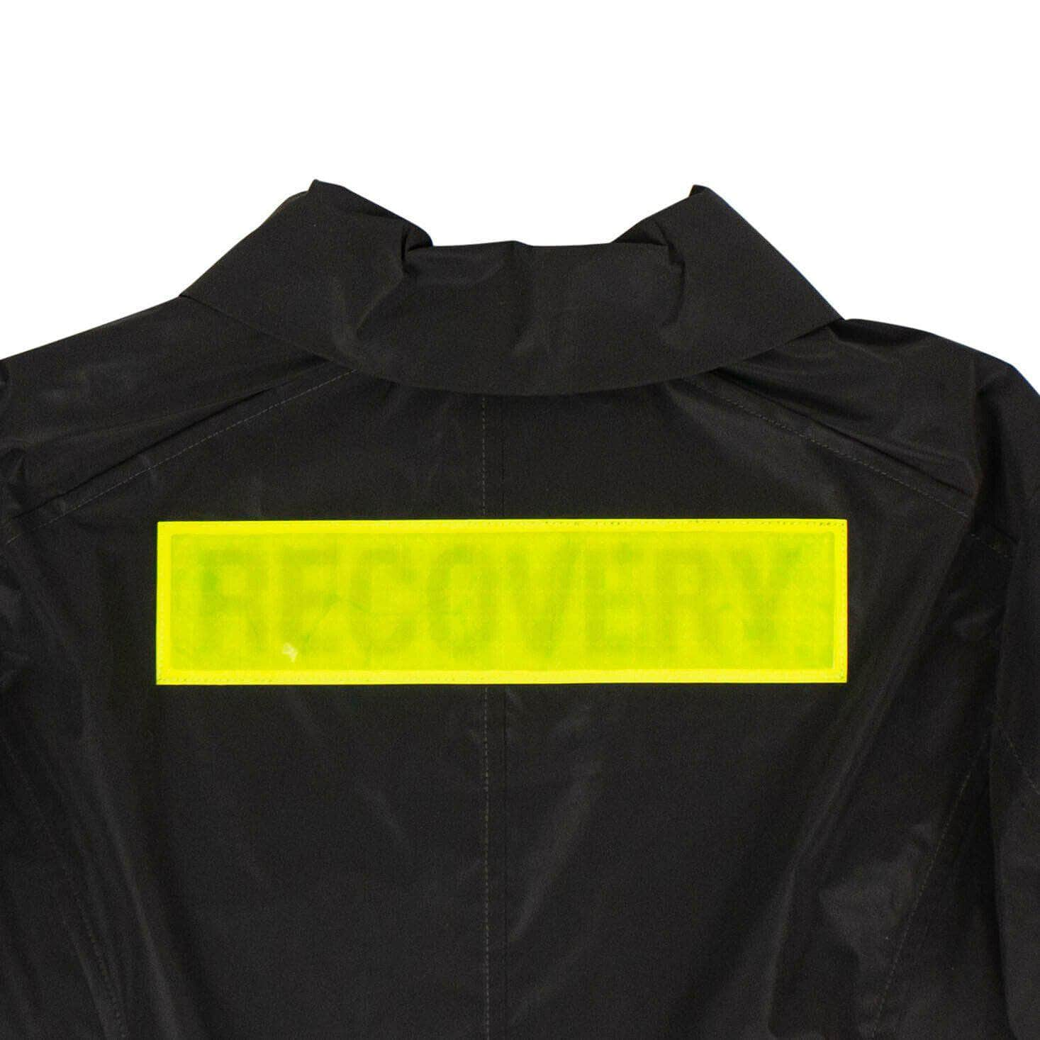 Black 'Recovery' Windbreaker Coat