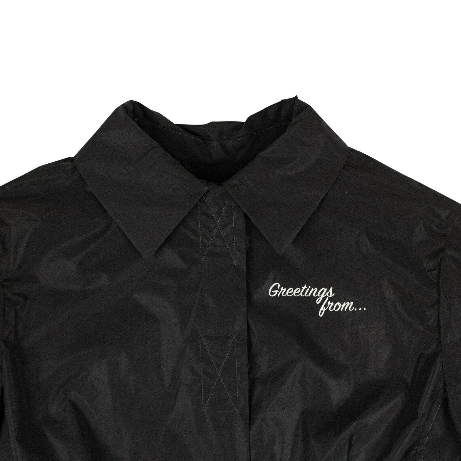 Black 'Recovery' Windbreaker Coat