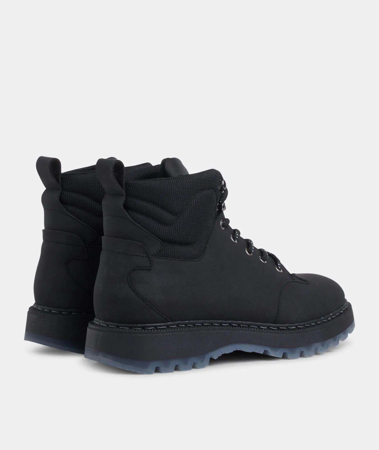 Black Silas Vegan Hiking Boots