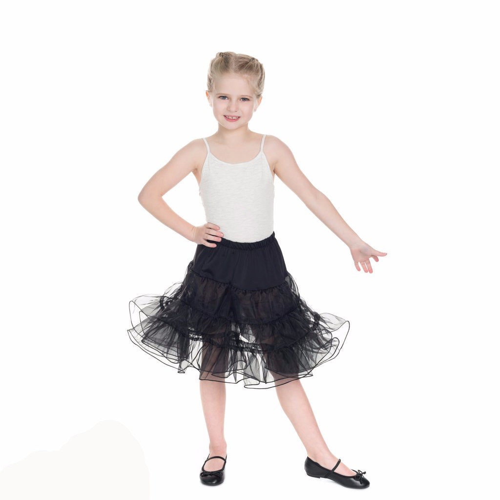 Black Tutu for Little Kitty Girl's Petticoat