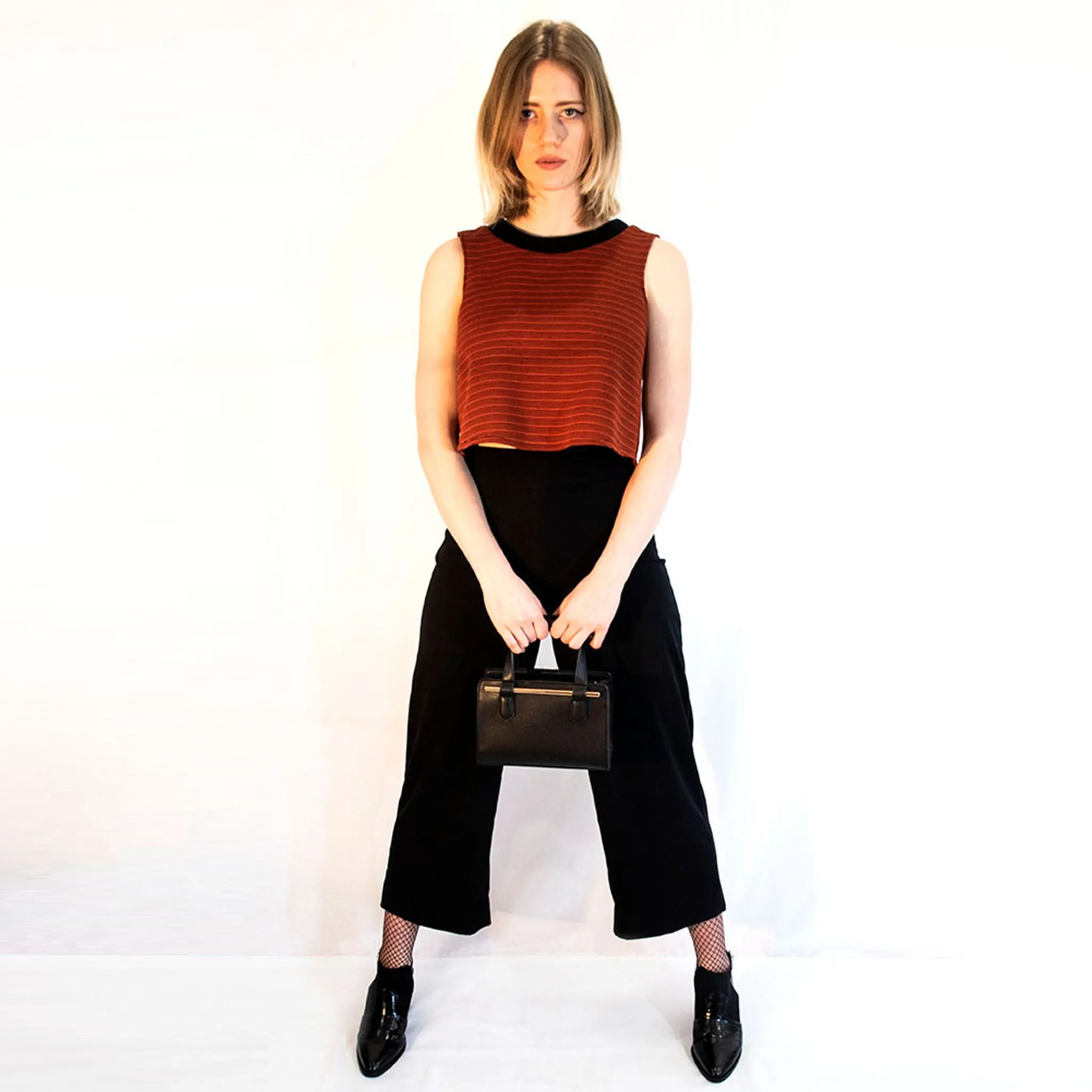 WIDE LEG BLACK CULOTTES