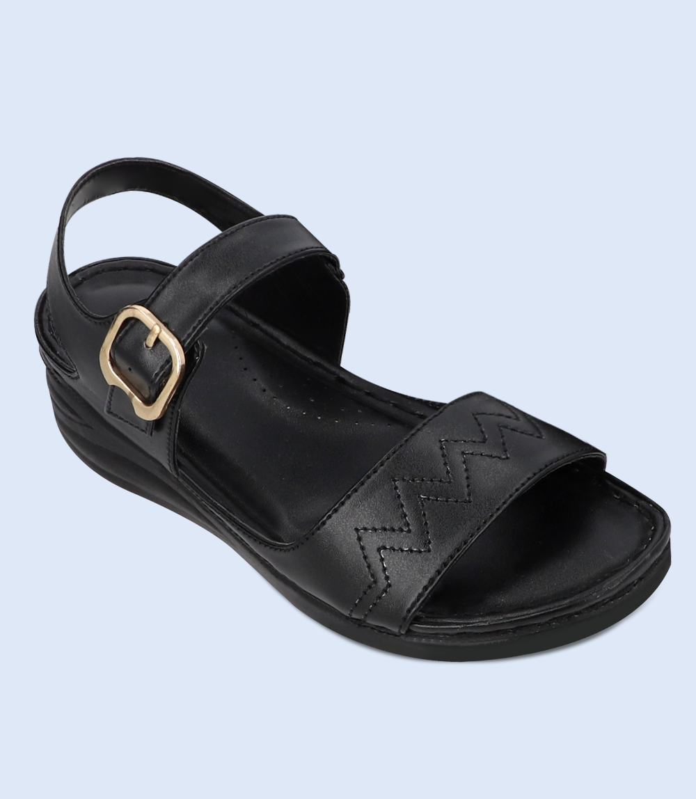 Black Women's Comfort Sandal BW9733