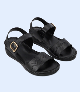 Black Women's Comfort Sandal BW9733