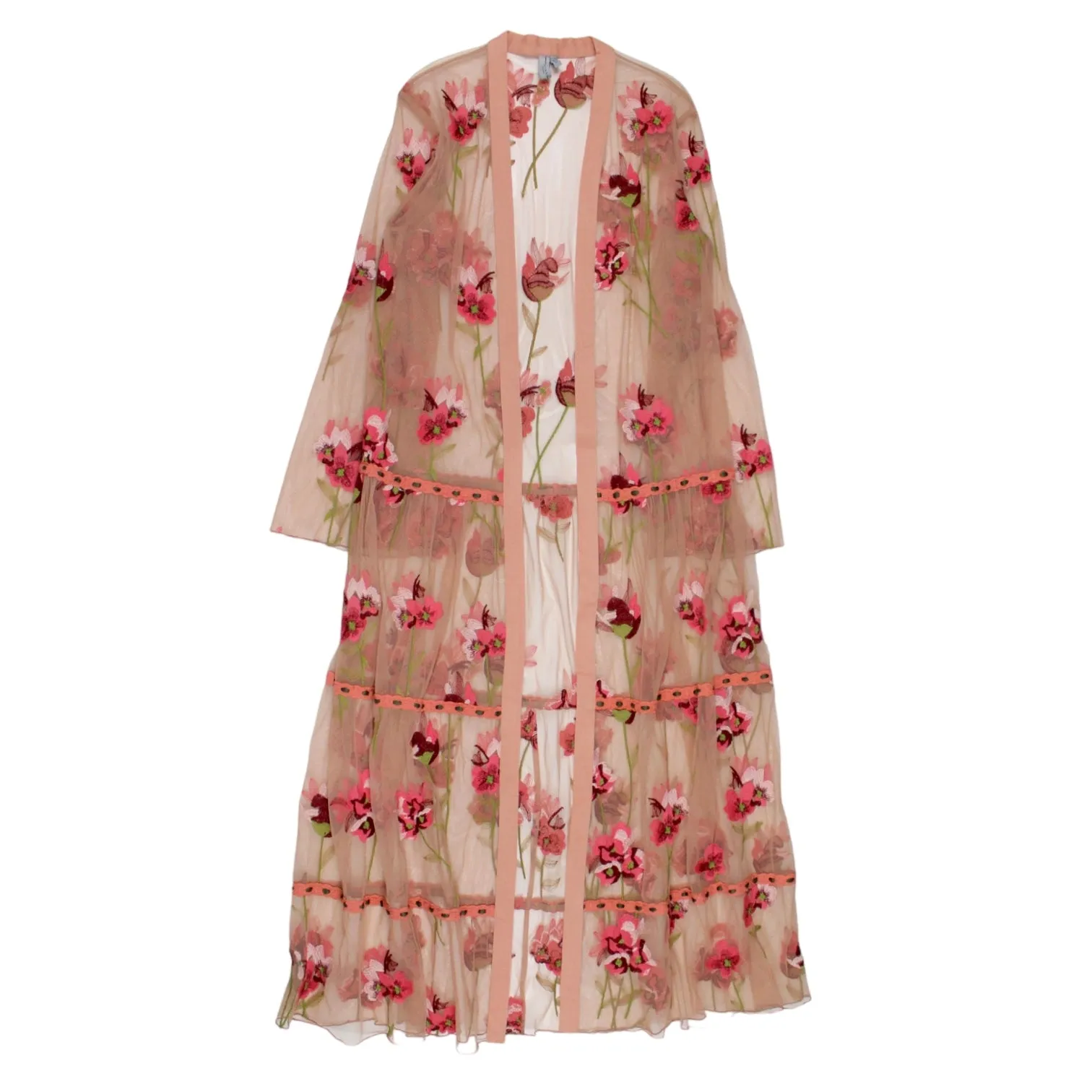 Bl^nk London Pink Embroidered Coat Sale