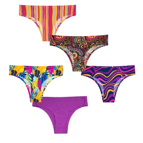 Ladies Seamless Brazilian Briefs 5 Pack Bundle at Bloom Bundle