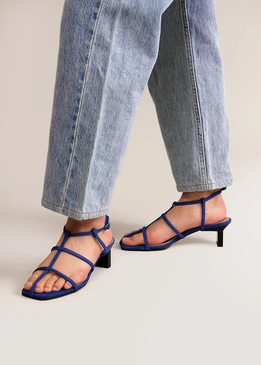 Blue sandals from Gene - Search Now