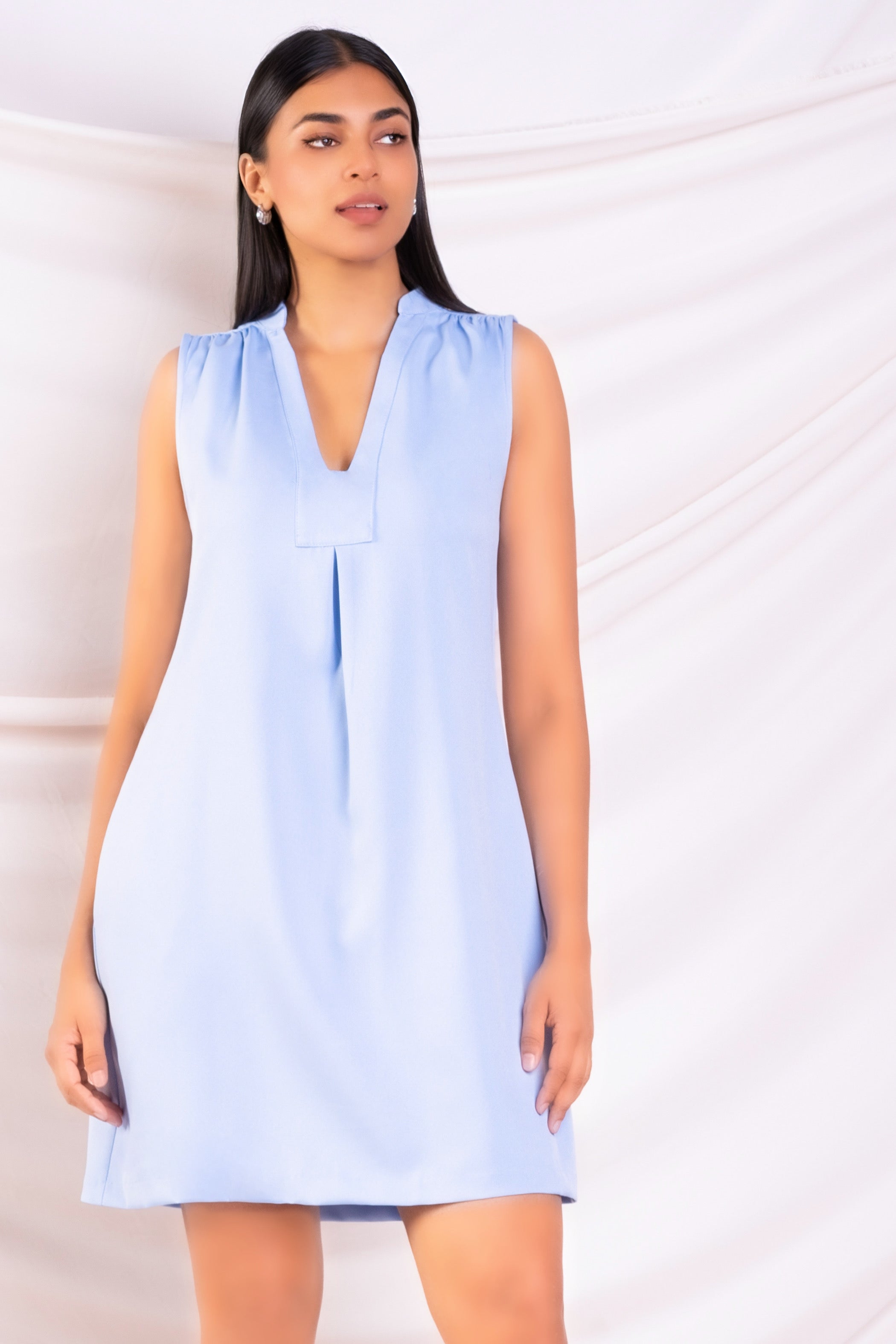 Blue Shift Dress