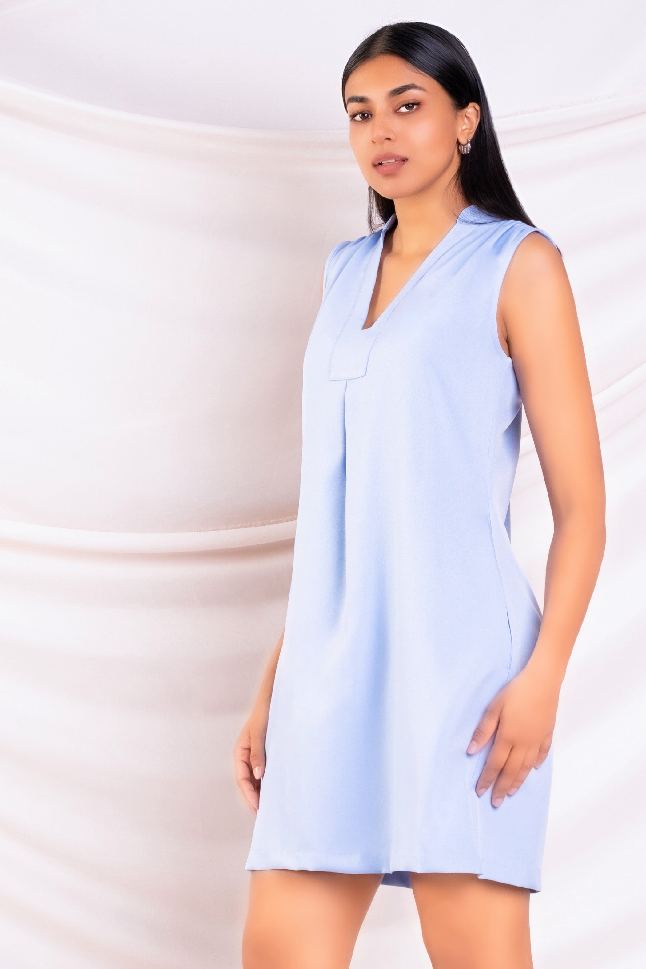 Blue Shift Dress