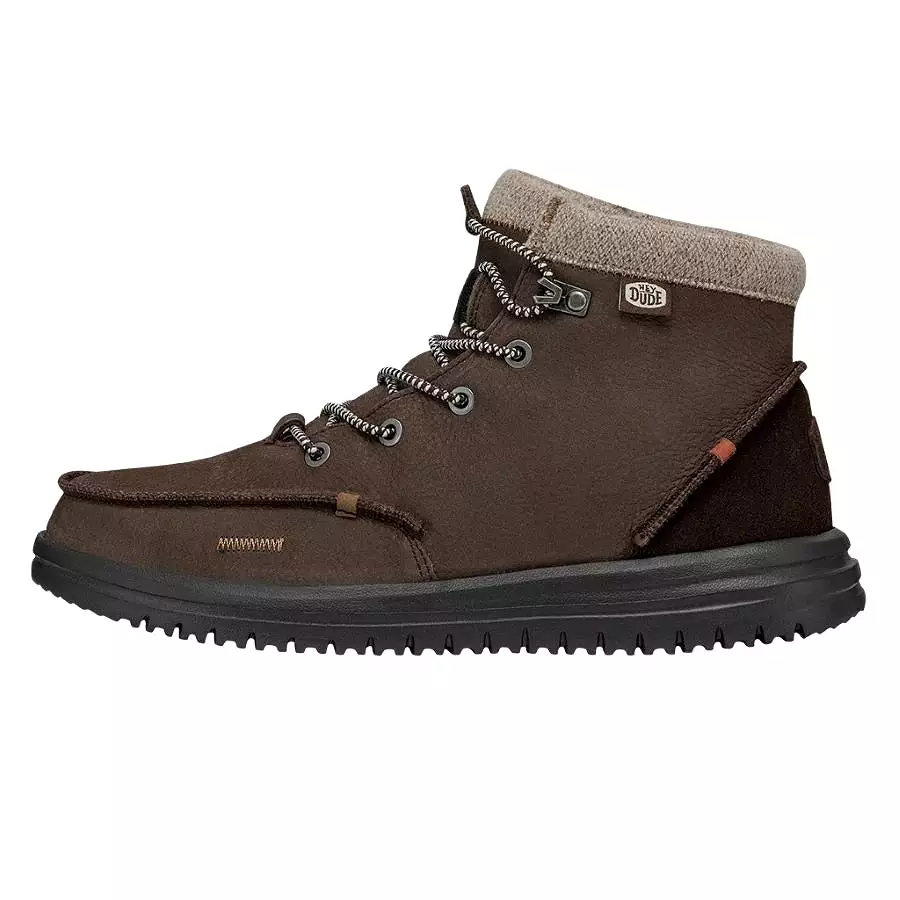 Bradley Men's Leather Boots - Brown