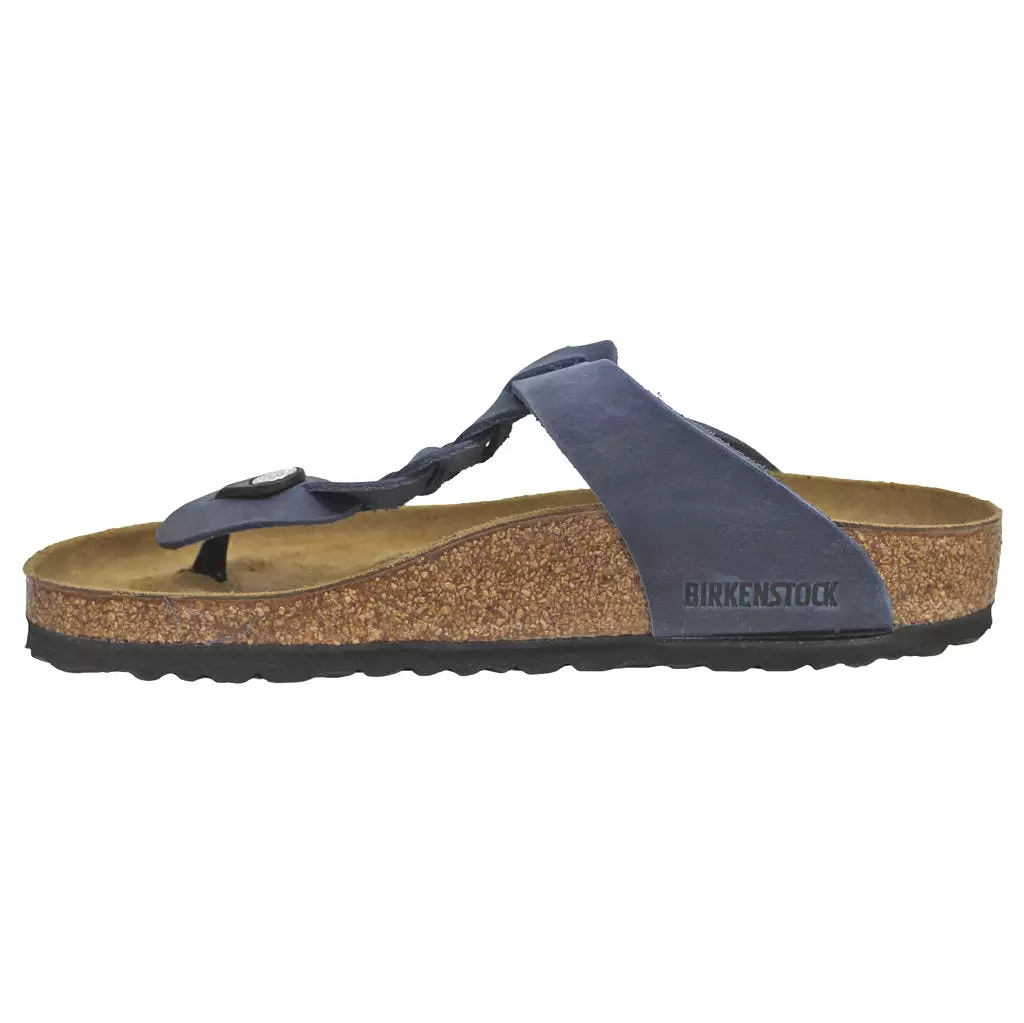 Braided Waxy Leather Gizeh Sandals - Unisex - Birkenstock 1020992