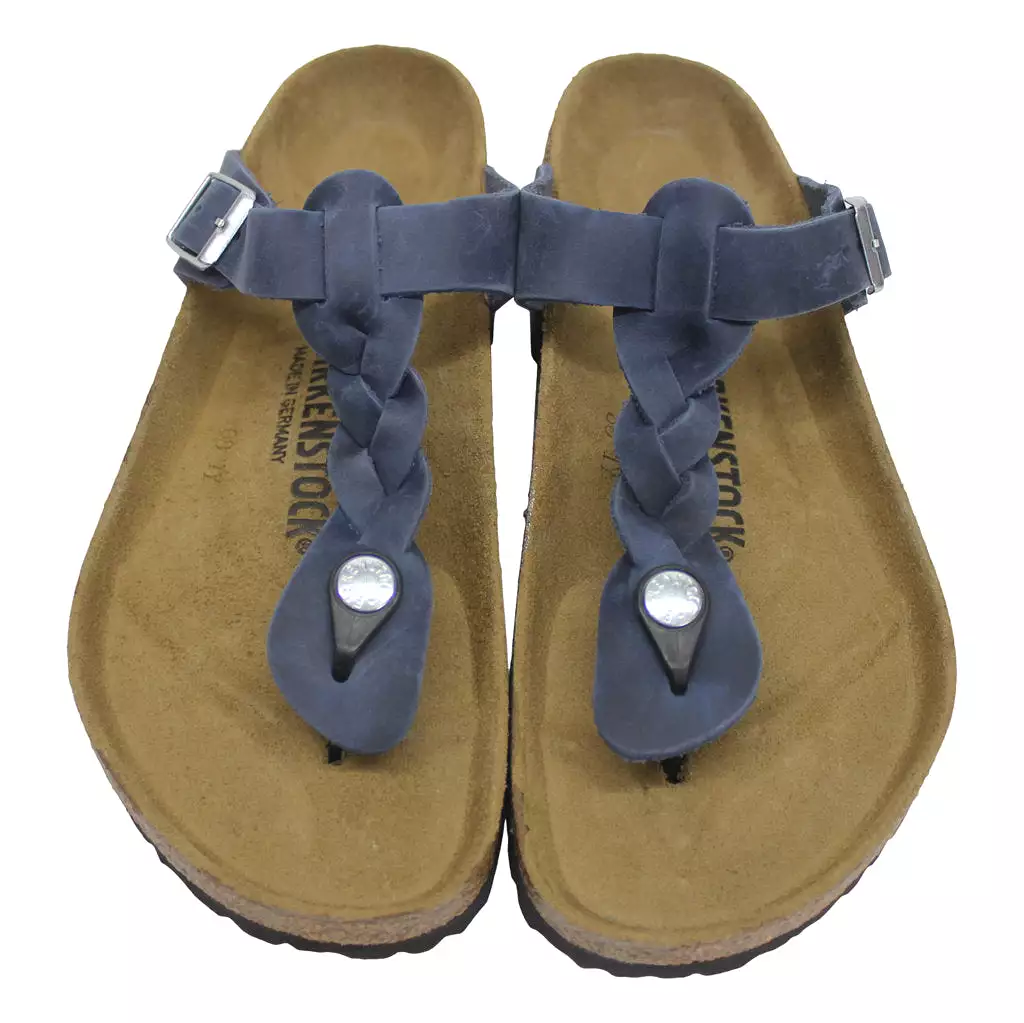 Braided Waxy Leather Gizeh Sandals - Unisex - Birkenstock 1020992