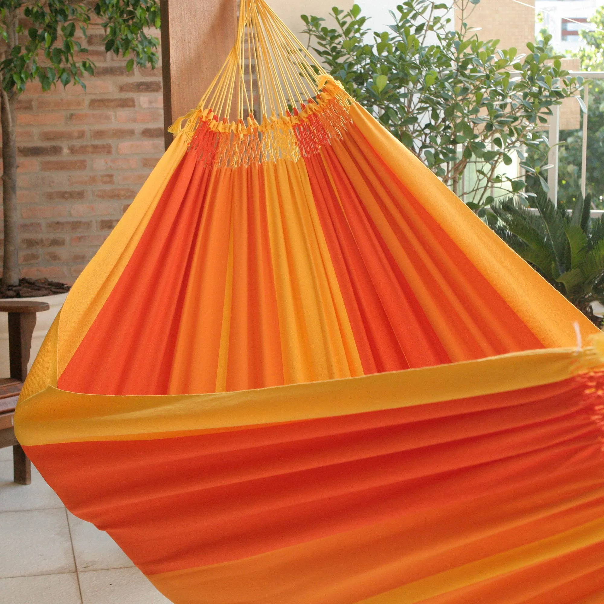 Fair Trade Brazilian Summer Cotton Hammock from Brazil (Double)