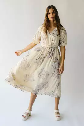 Brevort Watercolor Floral Dress Cream Multi - Buy Now!