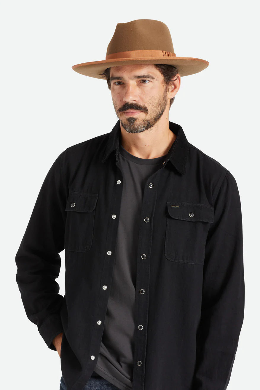 Brixton Brown Reno Fedora Cowboy Hat - Buy Now.