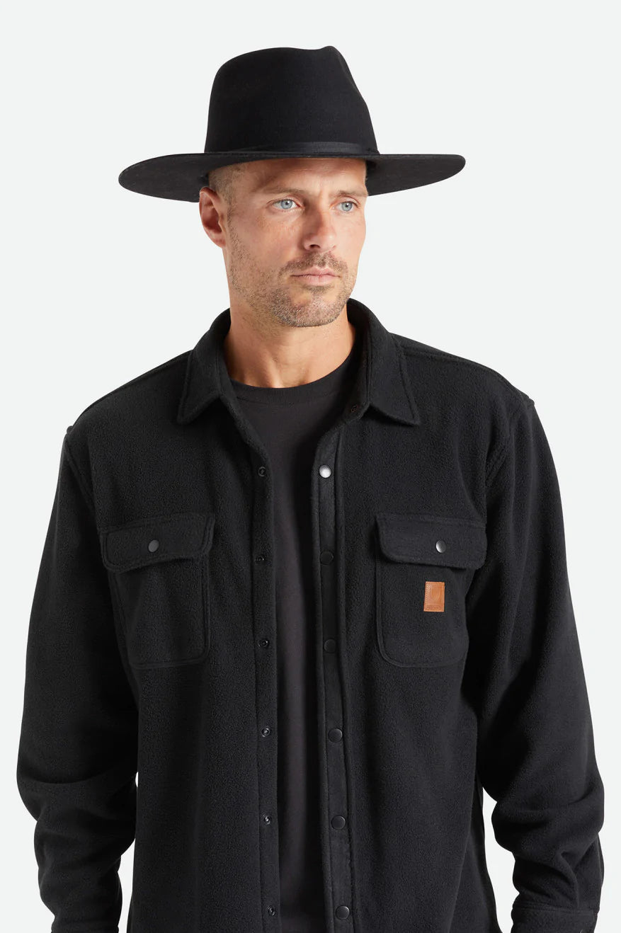 Brixton Cowboy Hat Black