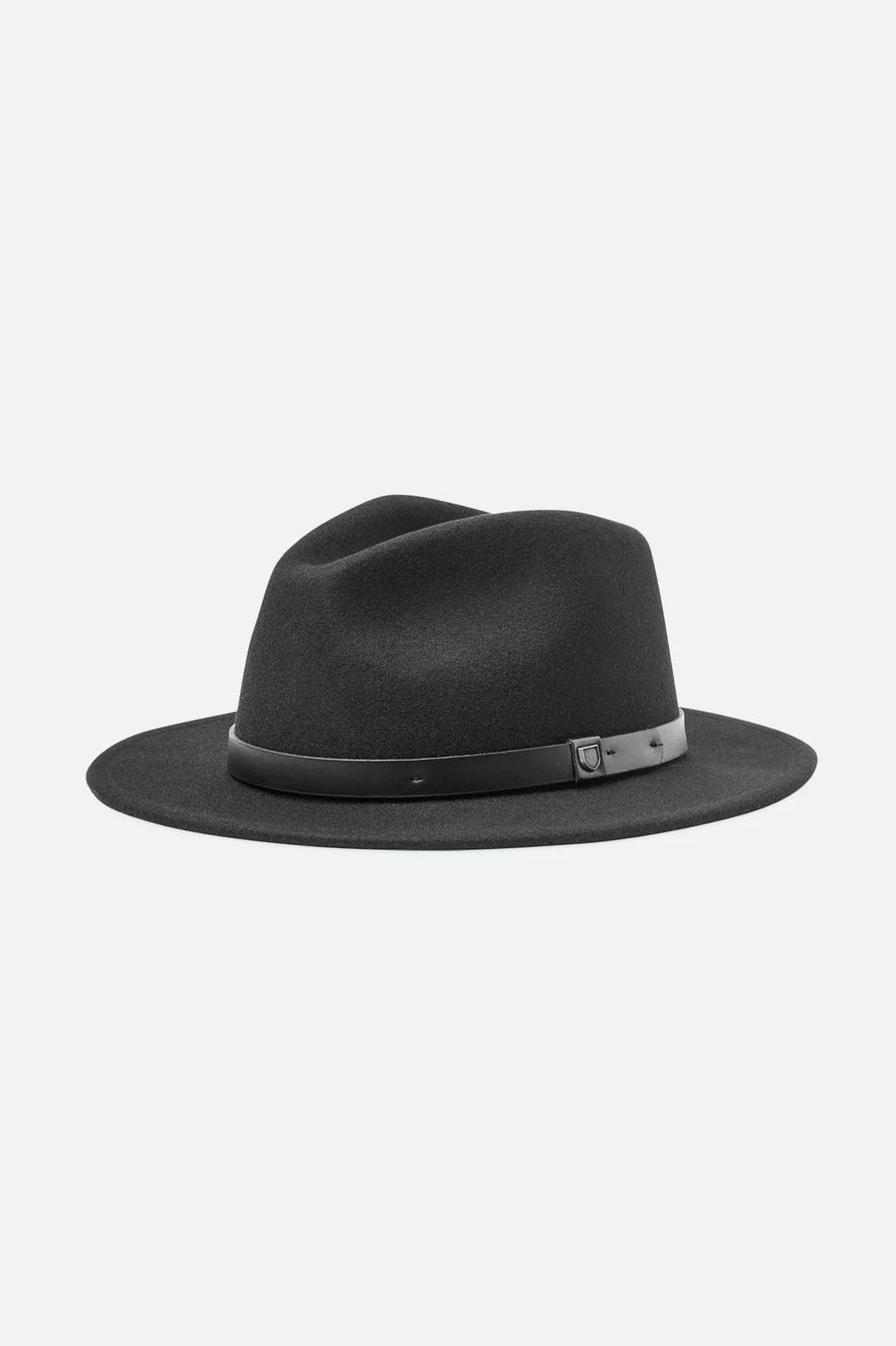 Brixton Fedora Hat - Black / Black