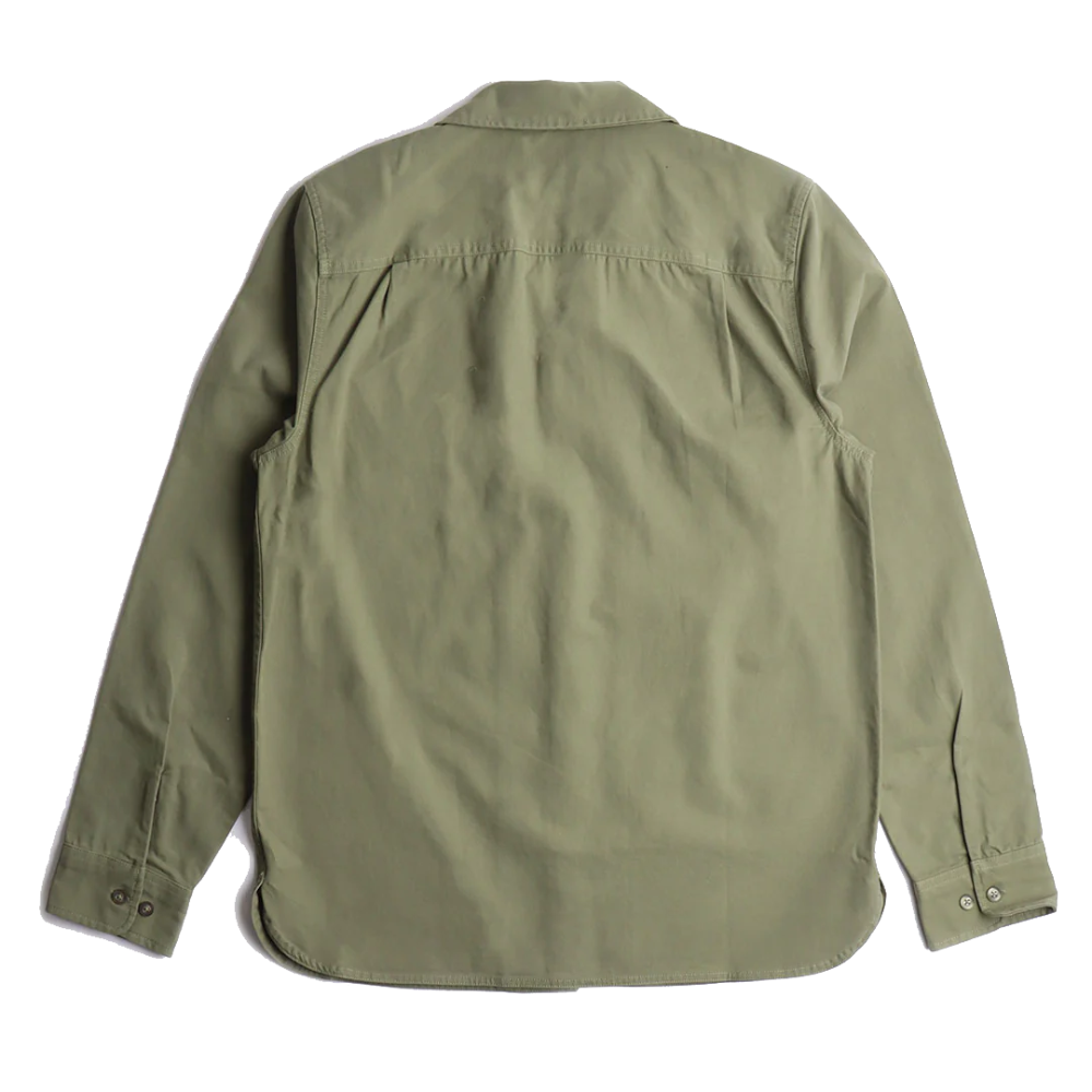 Brixton Olive Surplus Long Sleeve Overshirt