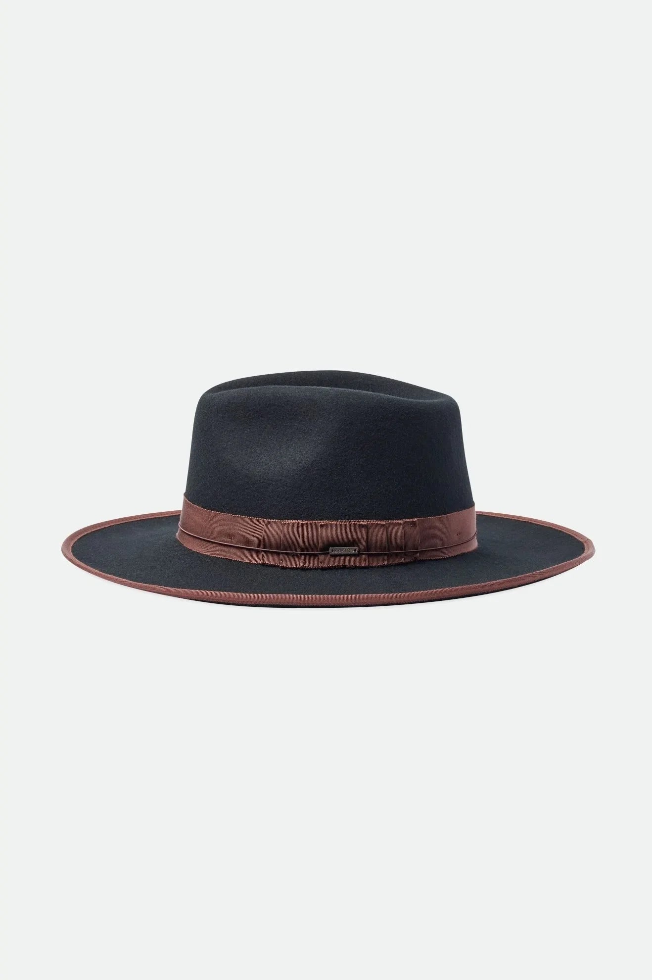 Brixton Reno Fedora Cowboy Hat - Black/Brown - Google SEO friendly: Brixton Reno Cowboy Hat Black/Brown.