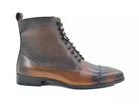 Brogue Cap Toe Leather Boot can be rewritten as Classic Leather Brogue Boot for better Google SEO.