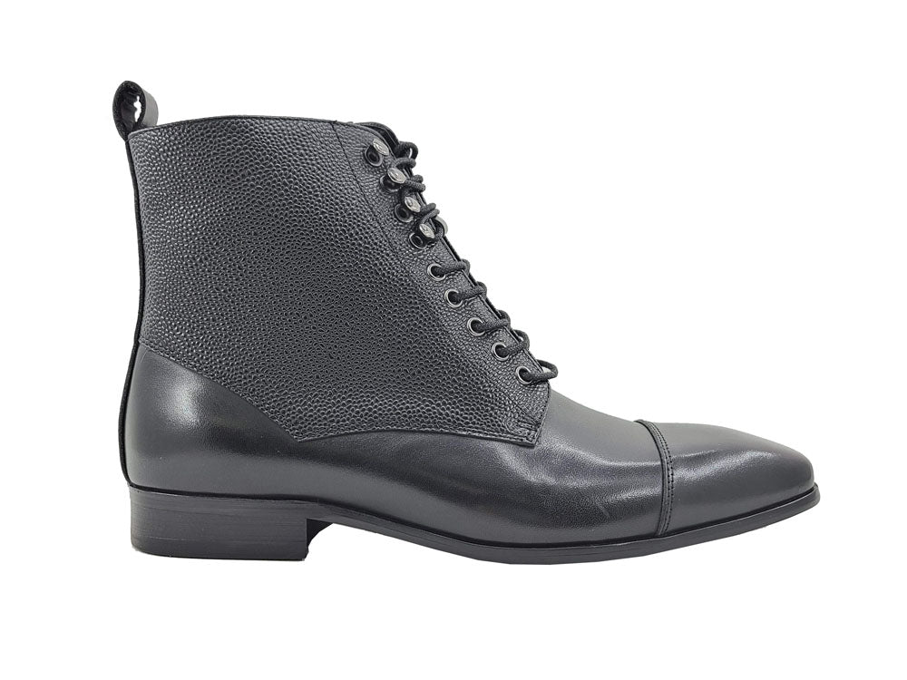 Brogue Cap Toe Leather Boot can be rewritten as Classic Leather Brogue Boot for better Google SEO.