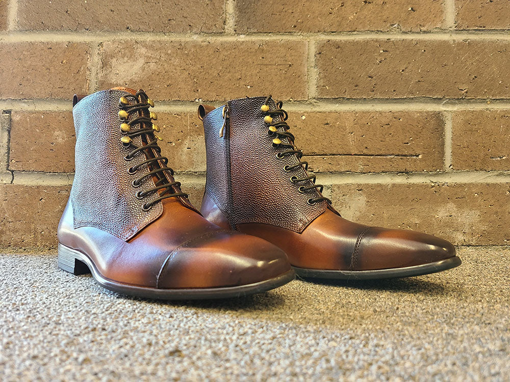 Brogue Leather Boot