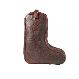 Brown Leather Boot Bag