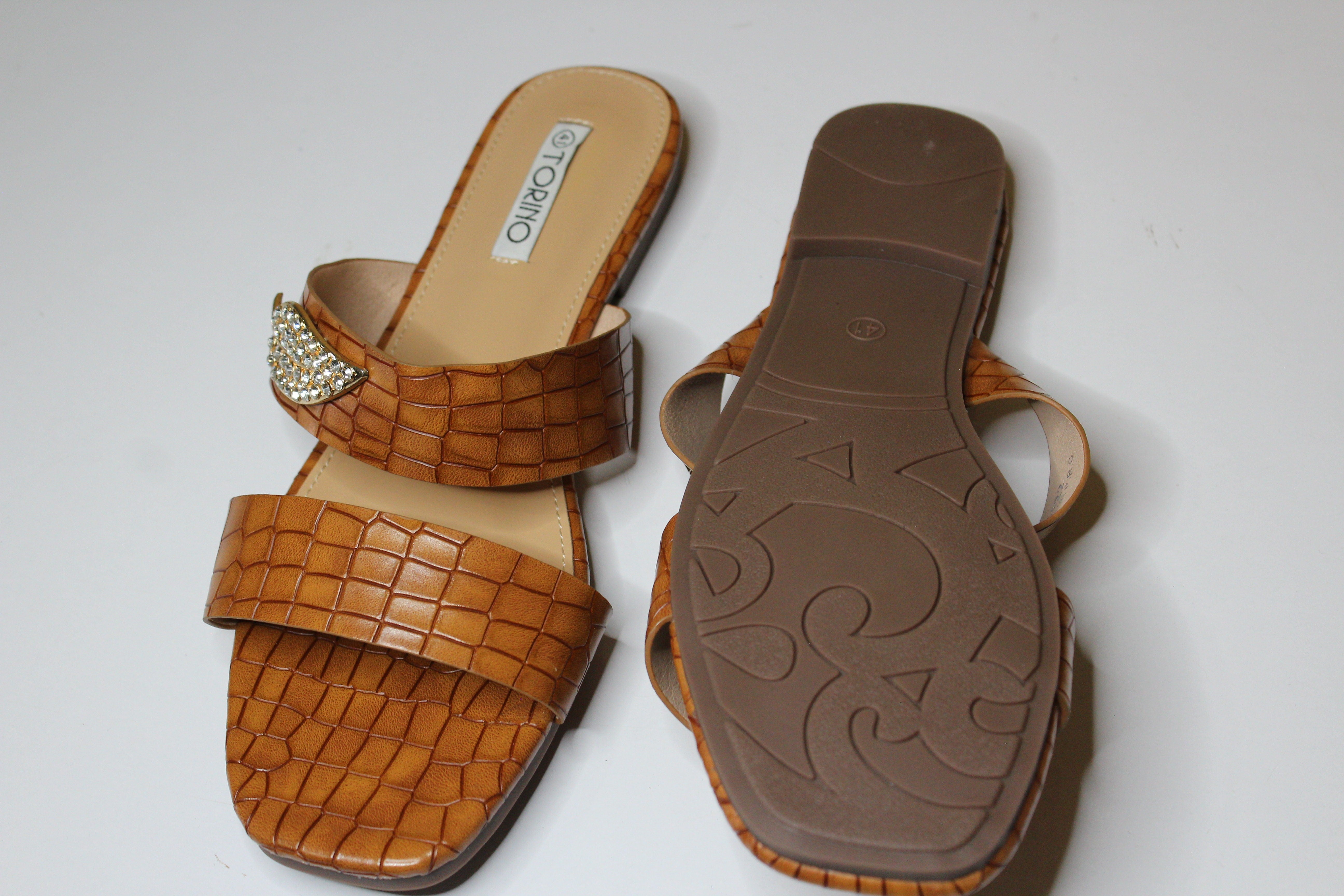 brown sandals