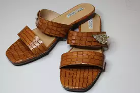 brown sandals