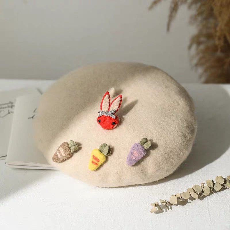 Bunny and Carrot Beret BY11285 - Shop Now