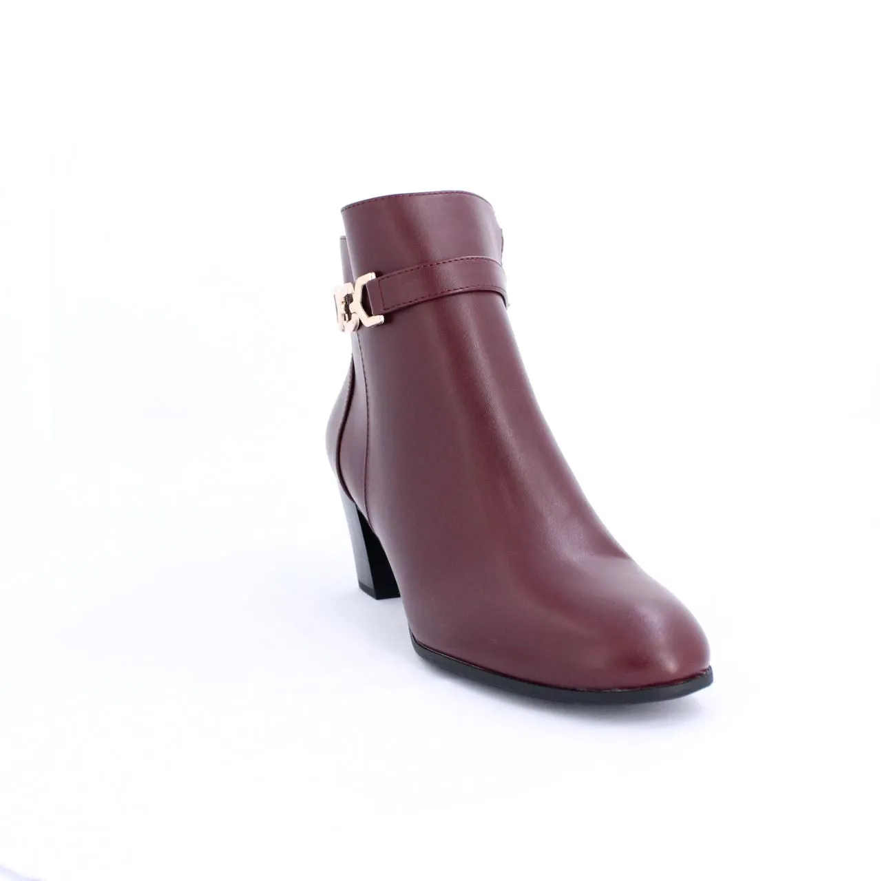 Burgundy LEONA Ankle Boot