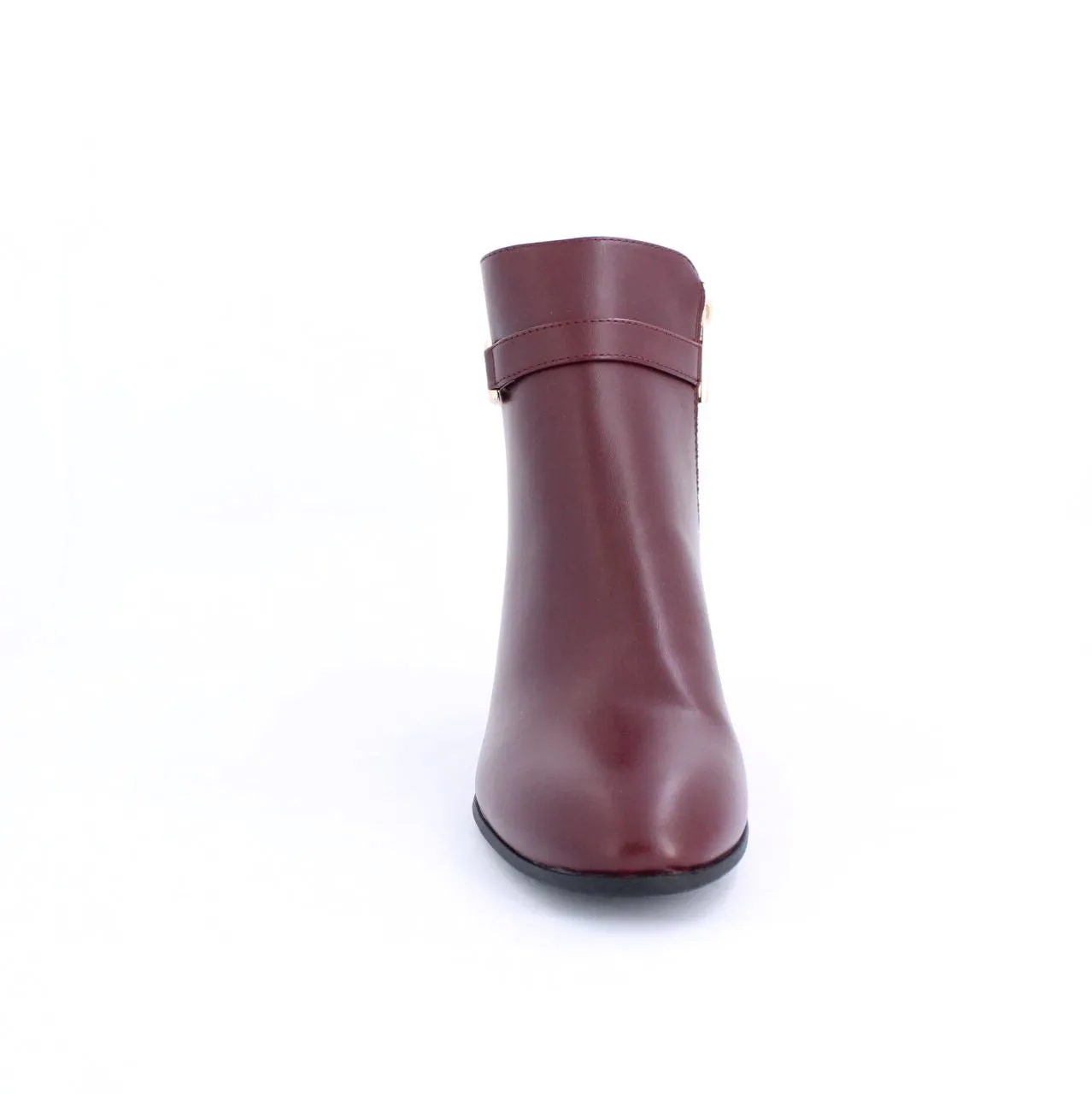 Burgundy LEONA Ankle Boot