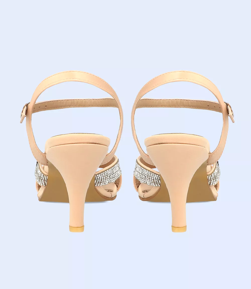 BW5861 Women Formal Sandal Heels in Peach