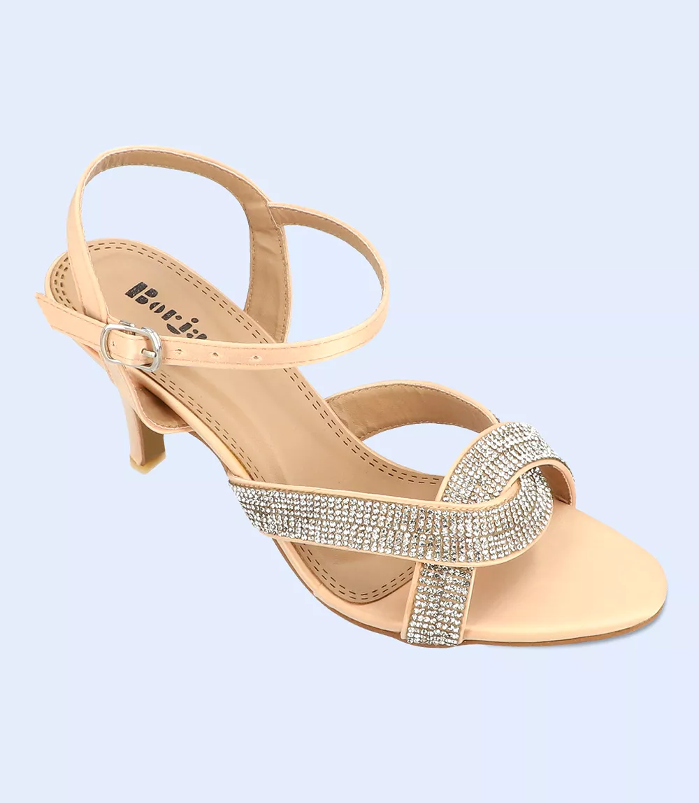 BW5861 Women Formal Sandal Heels in Peach