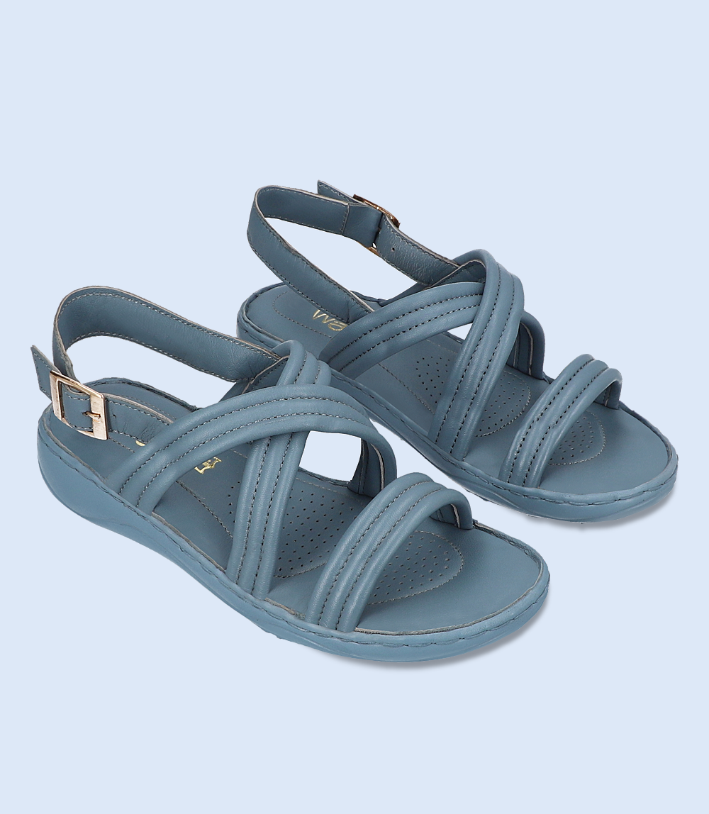 BW7201 Blue Women Comfort Sandal