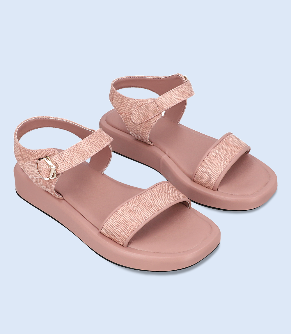 BW7348-TEA PINK - Women's Comfort Sandal